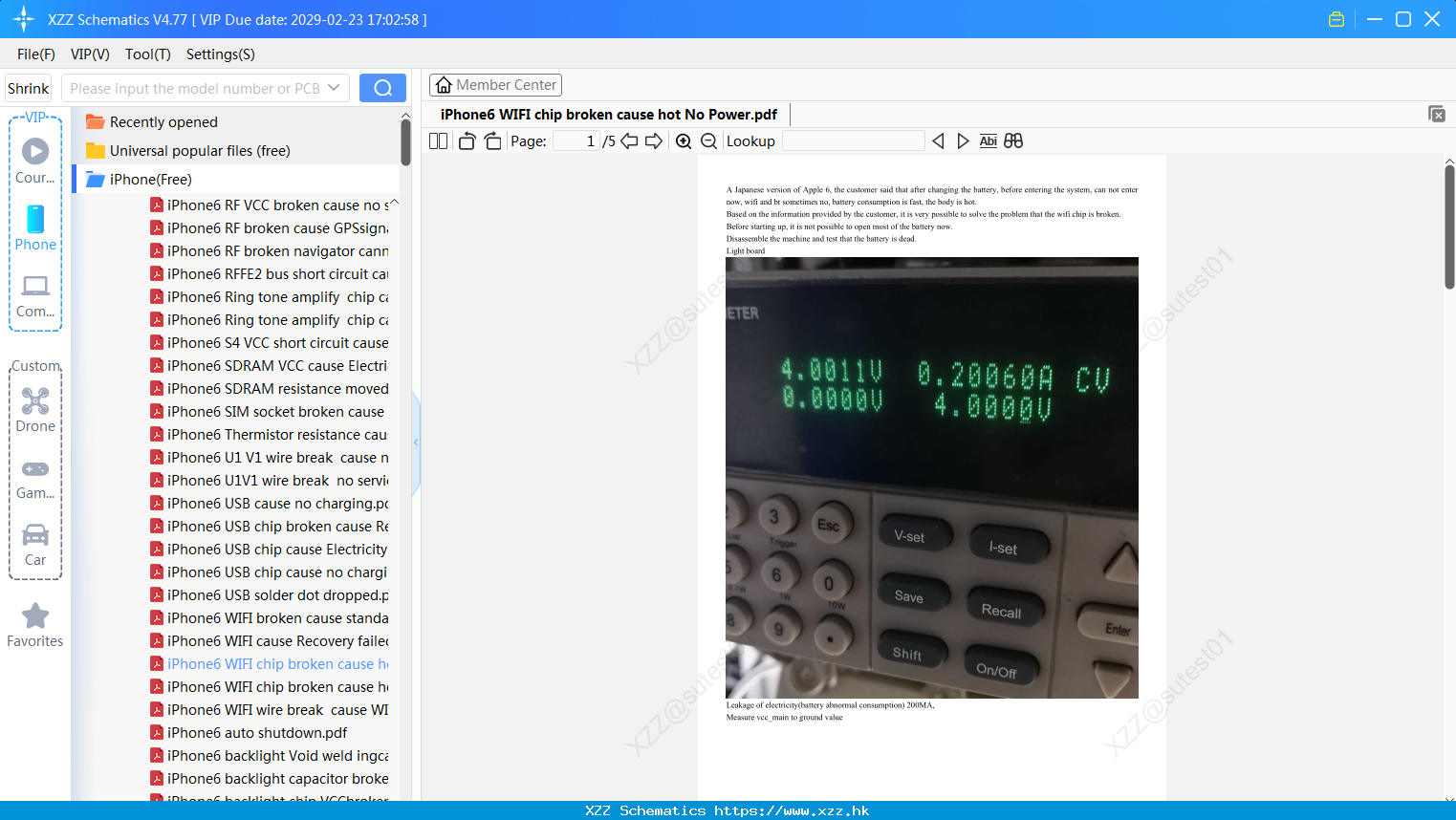 IPhone6 WIFI Chip Broken Cause Hot No Power